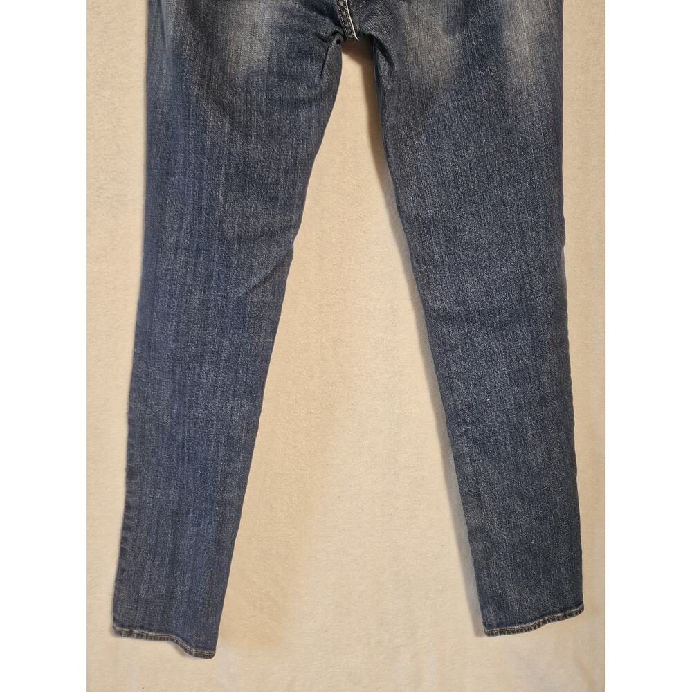 GRAY Saks Fifth Avenue Studded Skinny Jeans Medium Wash Distressed Women's - Picture 12 of 16